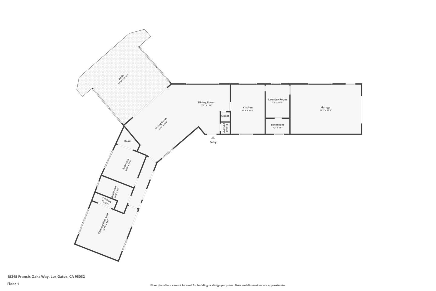 Detail Gallery Image 30 of 30 For 15245 Francis Oaks Way, Los Gatos,  CA 95032 - 2 Beds | 1/1 Baths