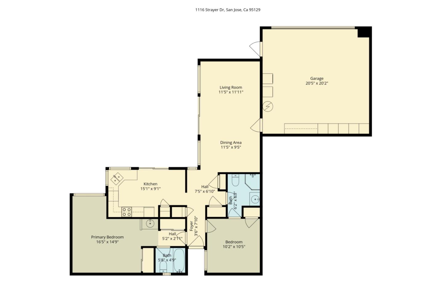 Detail Gallery Image 26 of 35 For 1116 Strayer Dr, San Jose,  CA 95129 - 2 Beds | 2 Baths