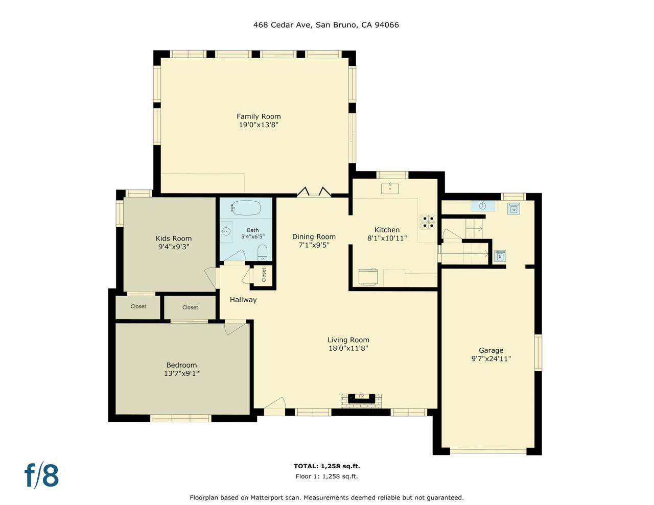 Detail Gallery Image 36 of 37 For 468 Cedar Ave, San Bruno,  CA 94066 - 3 Beds | 1 Baths