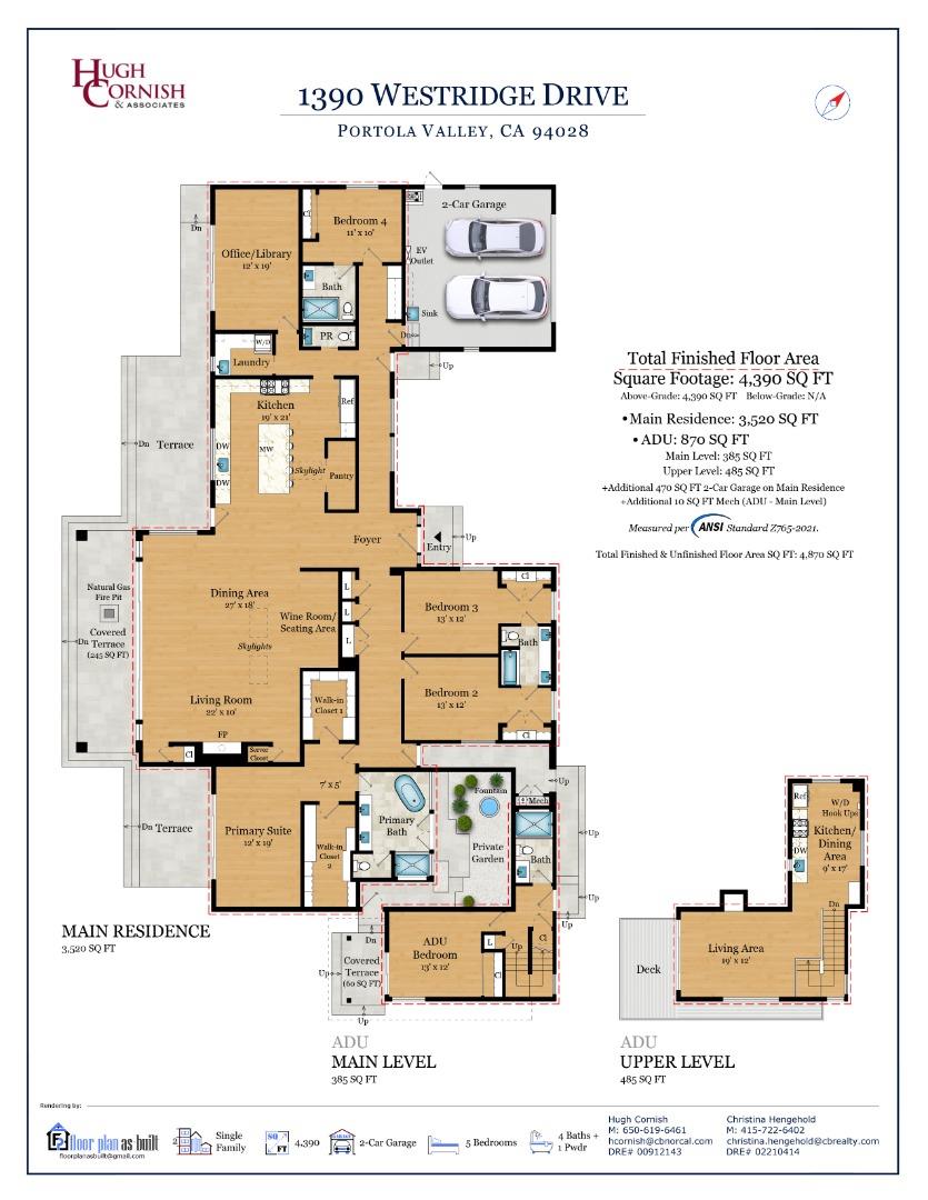 Detail Gallery Image 56 of 57 For 1390 Westridge Dr, Portola Valley,  CA 94028 - 5 Beds | 4/1 Baths