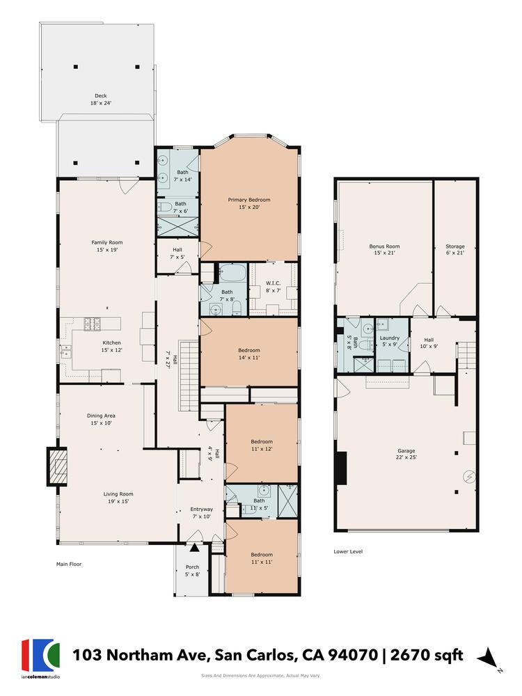 Detail Gallery Image 46 of 46 For 103 Northam Ave, San Carlos,  CA 94070 - 4 Beds | 4 Baths