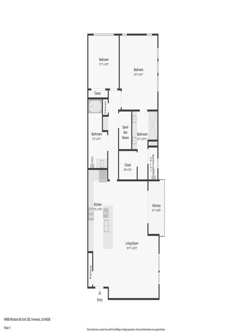 Detail Gallery Image 27 of 39 For 44908 Wisdom Rd #203,  Fremont,  CA 94538 - 2 Beds | 2 Baths