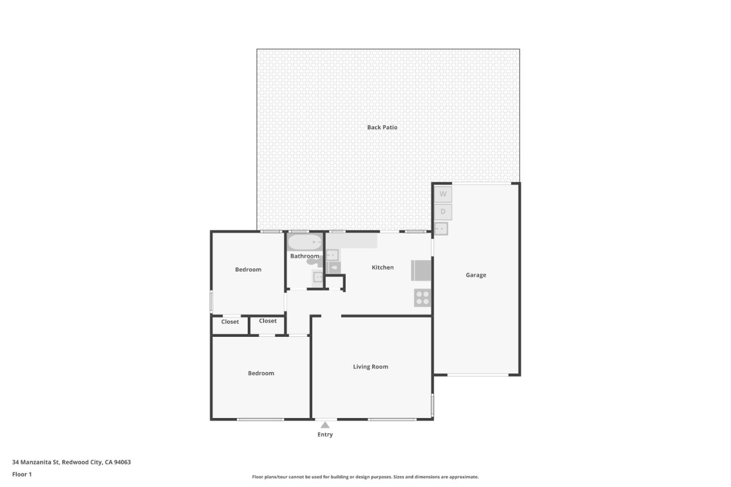 Detail Gallery Image 32 of 32 For 34 Manzanita St, Redwood City,  CA 94063 - 2 Beds | 1 Baths