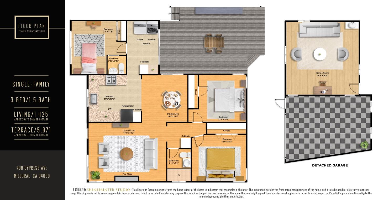 Detail Gallery Image 31 of 32 For 408 Cypress Ave, Millbrae,  CA 94030 - 3 Beds | 1/1 Baths