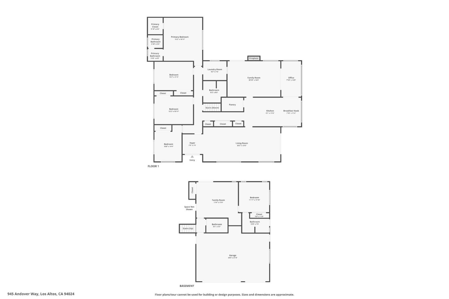 Detail Gallery Image 48 of 48 For 945 Andover Way, Los Altos,  CA 94024 - 5 Beds | 3 Baths