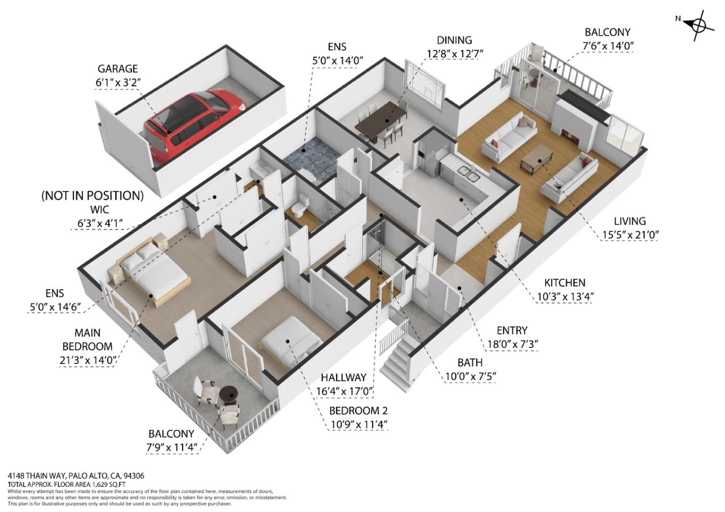 Detail Gallery Image 49 of 52 For 4148 Thain Way, Palo Alto,  CA 94306 - 2 Beds | 2 Baths