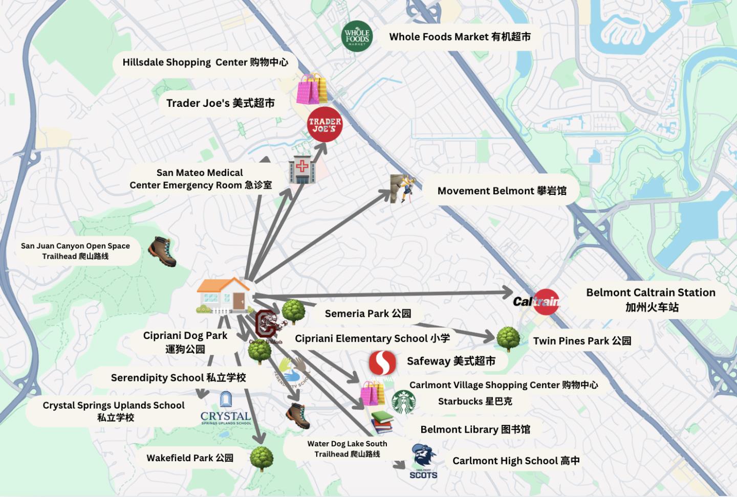 Detail Gallery Image 61 of 66 For 2637 Sequoia Way, Belmont,  CA 94002 - 4 Beds | 3 Baths