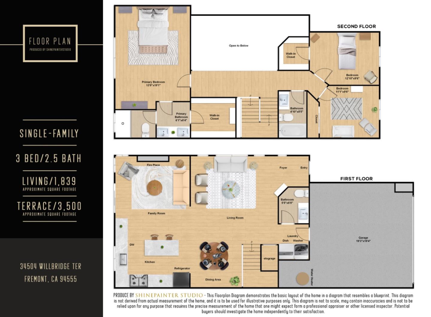 Detail Gallery Image 42 of 42 For 34504 Willbridge Ter, Fremont,  CA 94555 - 3 Beds | 2/1 Baths