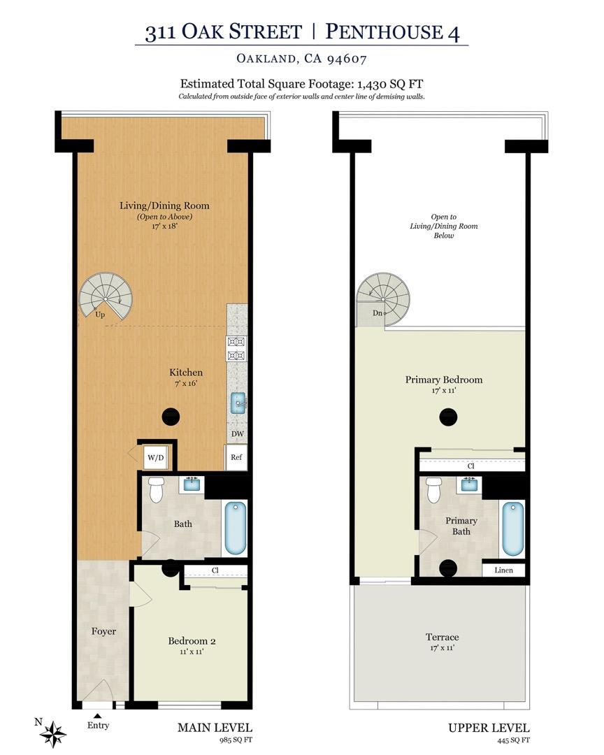 Detail Gallery Image 20 of 60 For 311 Oak St Ph4,  Oakland,  CA 94607 - 2 Beds | 2 Baths