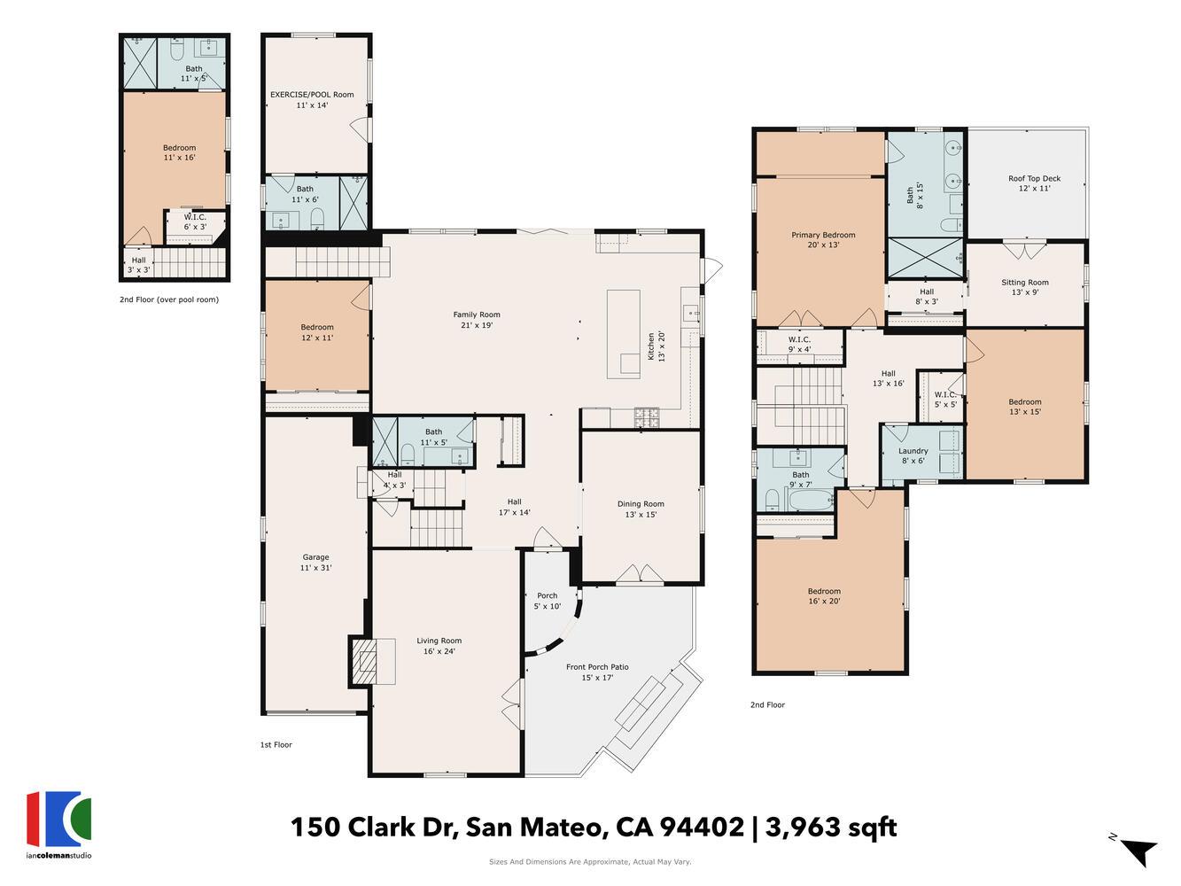 Detail Gallery Image 41 of 41 For 150 Clark Dr, San Mateo,  CA 94402 - 5 Beds | 5 Baths