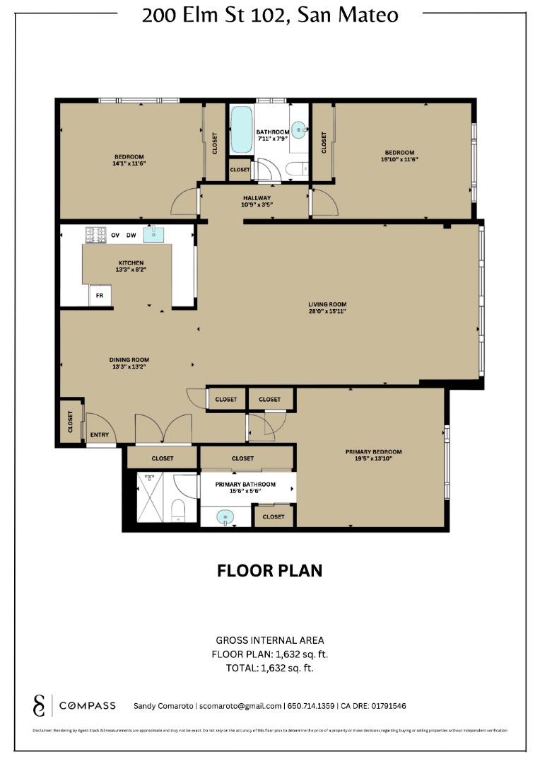 Detail Gallery Image 55 of 55 For 200 Elm St #102,  San Mateo,  CA 94401 - 3 Beds | 2 Baths