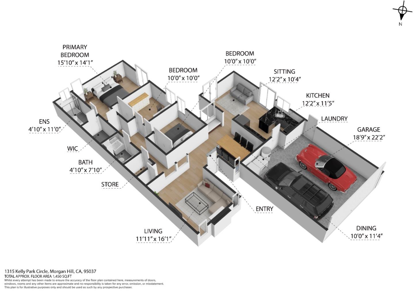 Detail Gallery Image 3 of 59 For 1315 Kelly Park Cir, Morgan Hill,  CA 95037 - 3 Beds | 2 Baths