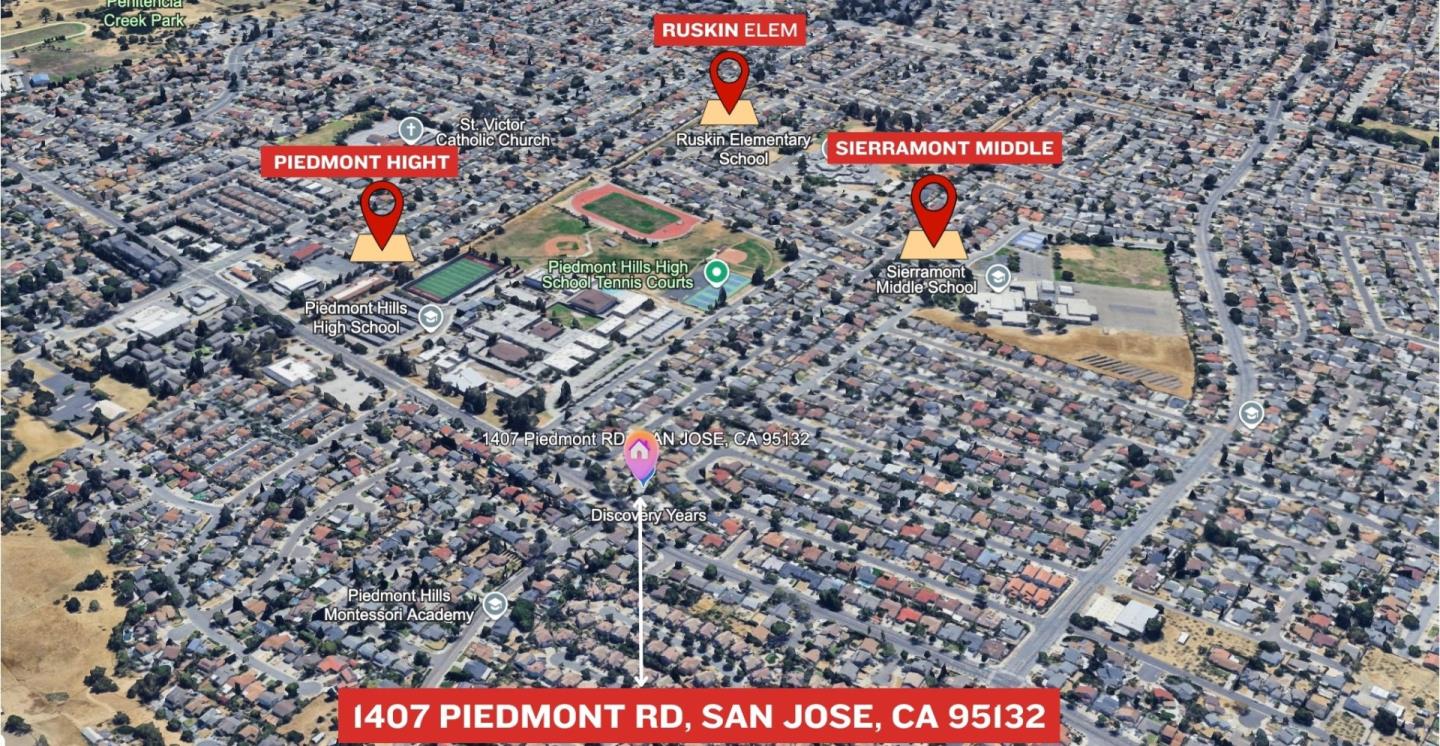 Detail Gallery Image 2 of 19 For 1407 Piedmont Rd, San Jose,  CA 95132 - 3 Beds | 2 Baths