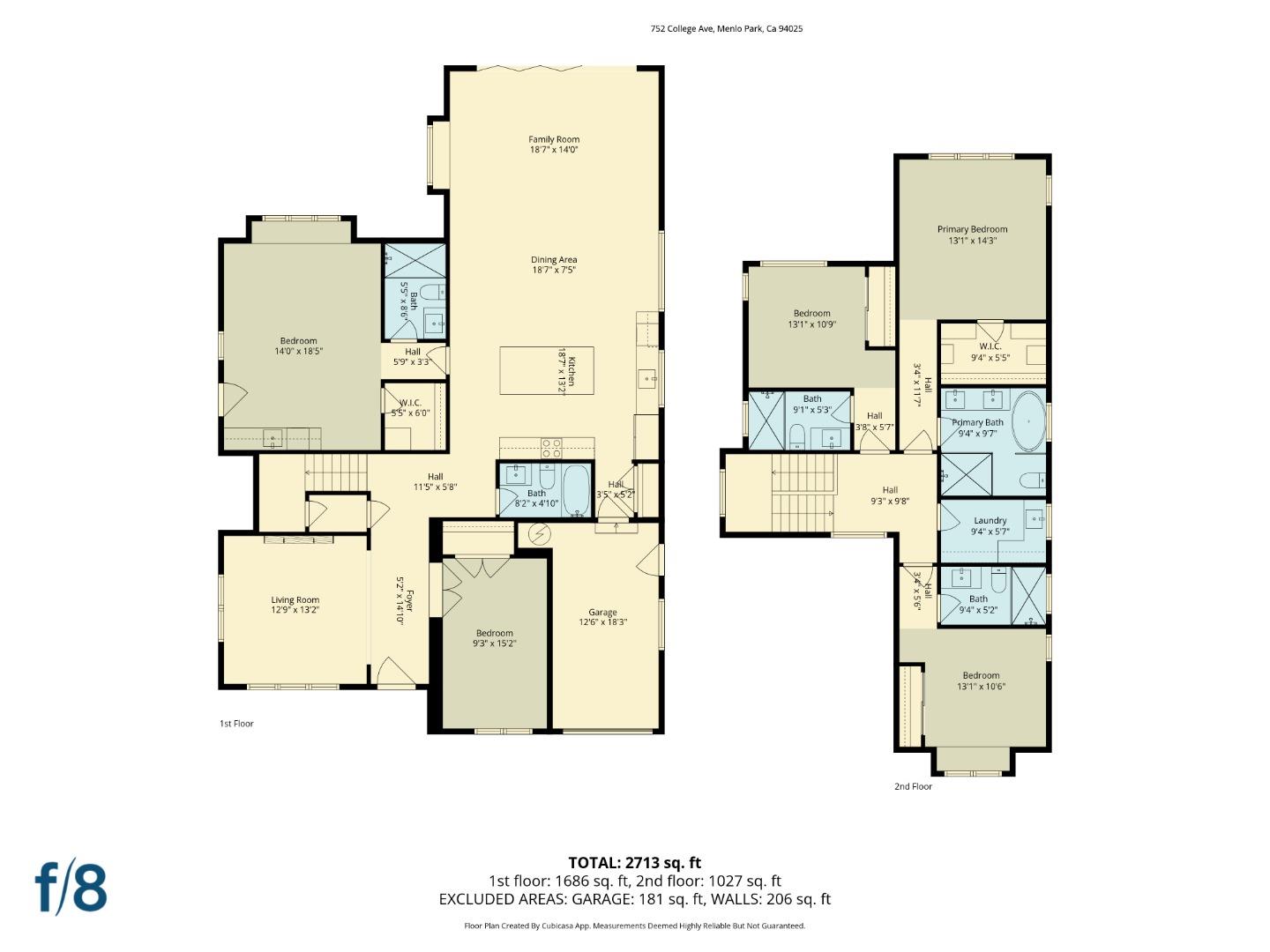 Detail Gallery Image 36 of 36 For 752 College Ave, Menlo Park,  CA 94025 - 5 Beds | 5 Baths