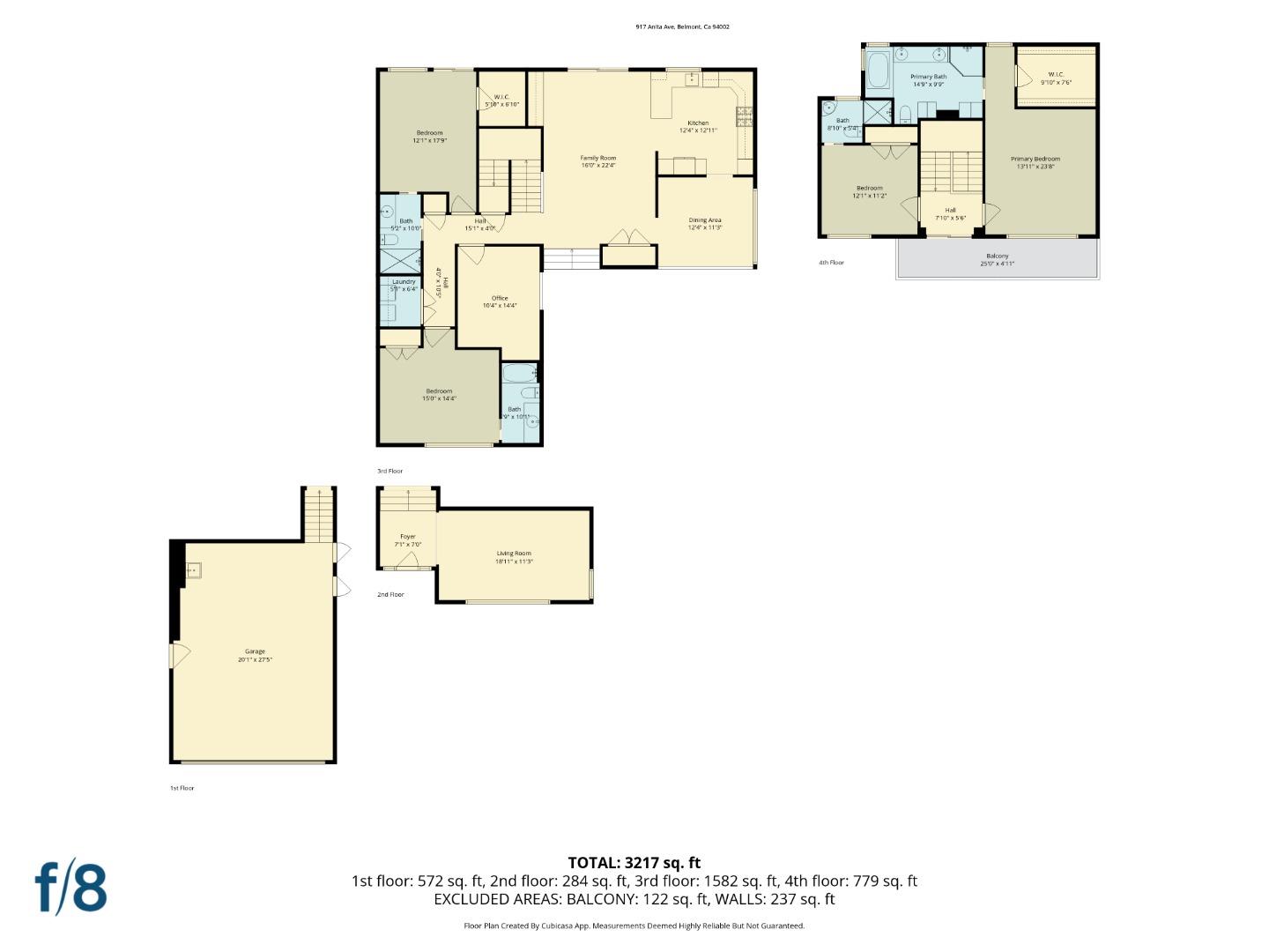 Detail Gallery Image 34 of 34 For 917 Anita Ave, Belmont,  CA 94002 - 4 Beds | 4 Baths