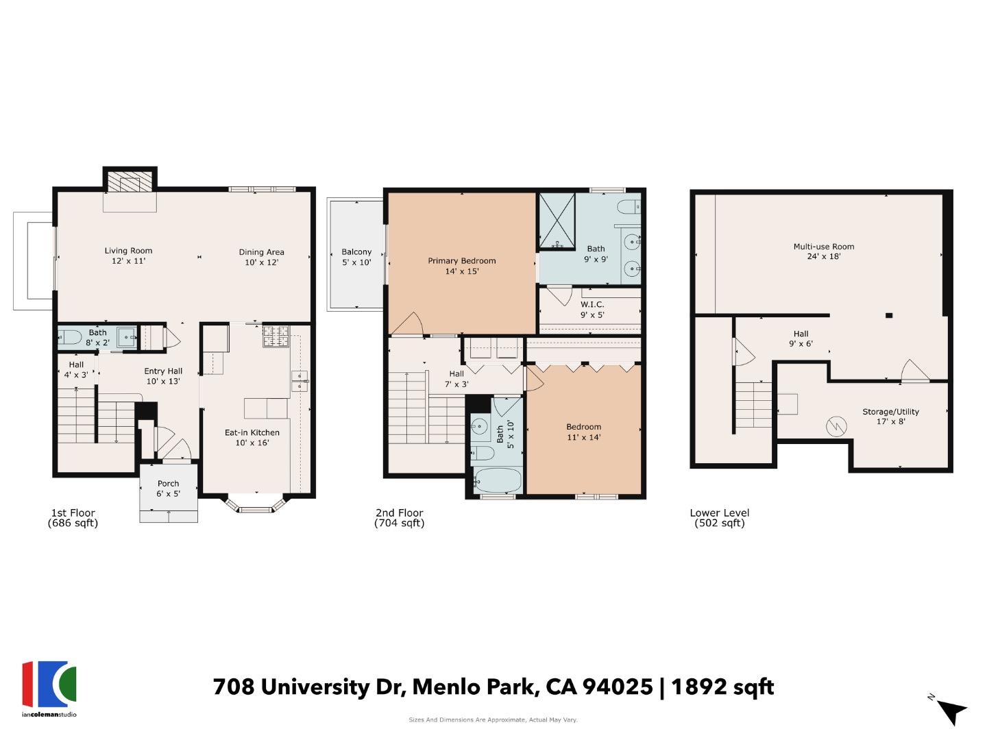 Detail Gallery Image 41 of 41 For 708 University Dr, Menlo Park,  CA 94025 - 2 Beds | 2/1 Baths