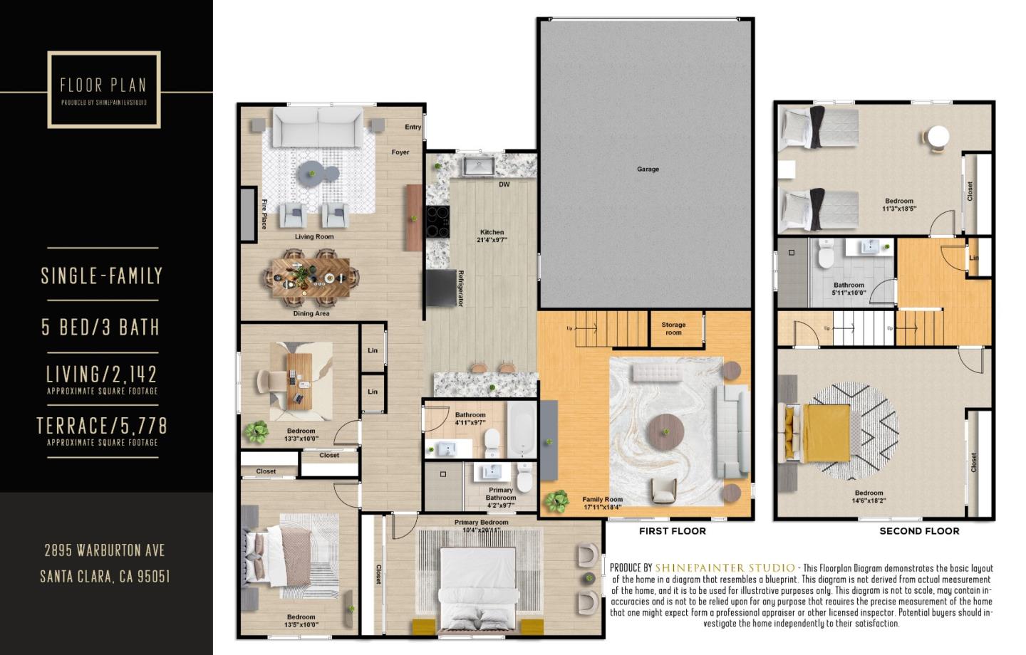 Detail Gallery Image 49 of 49 For 2895 Warburton Ave, Santa Clara,  CA 95051 - 5 Beds | 3 Baths