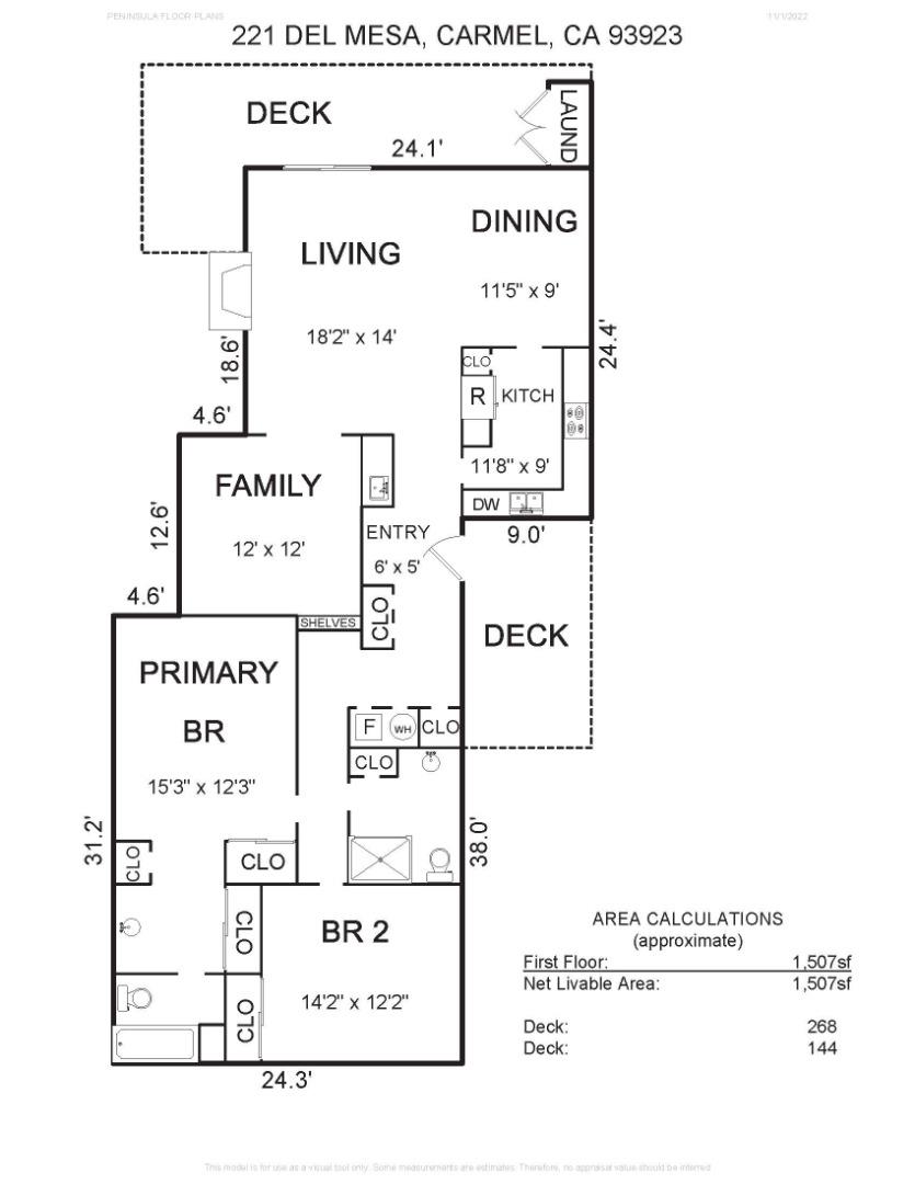Detail Gallery Image 46 of 46 For 221 Del Mesa Carmel, Carmel,  CA 93923 - 2 Beds | 2 Baths