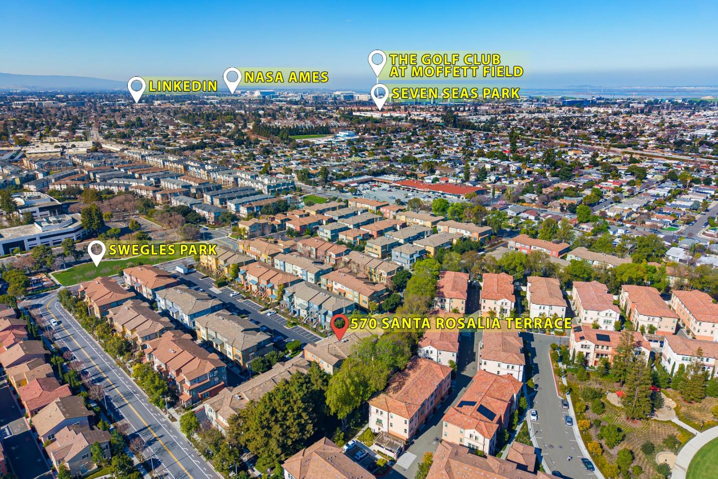 Detail Gallery Image 35 of 38 For 570 Santa Rosalia Ter, Sunnyvale,  CA 94085 - 3 Beds | 3 Baths