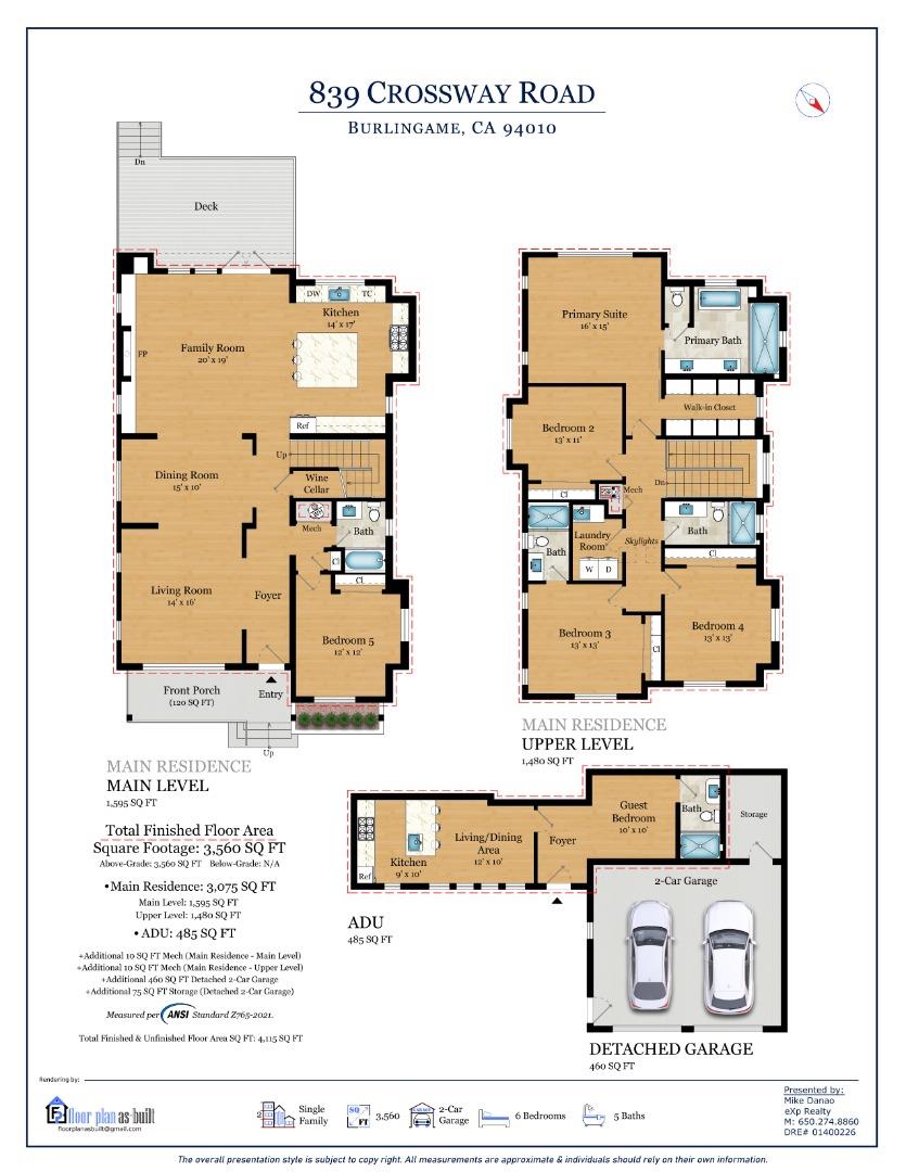 Detail Gallery Image 68 of 69 For 839 Crossway Rd, Burlingame,  CA 94010 - 5 Beds | 4 Baths