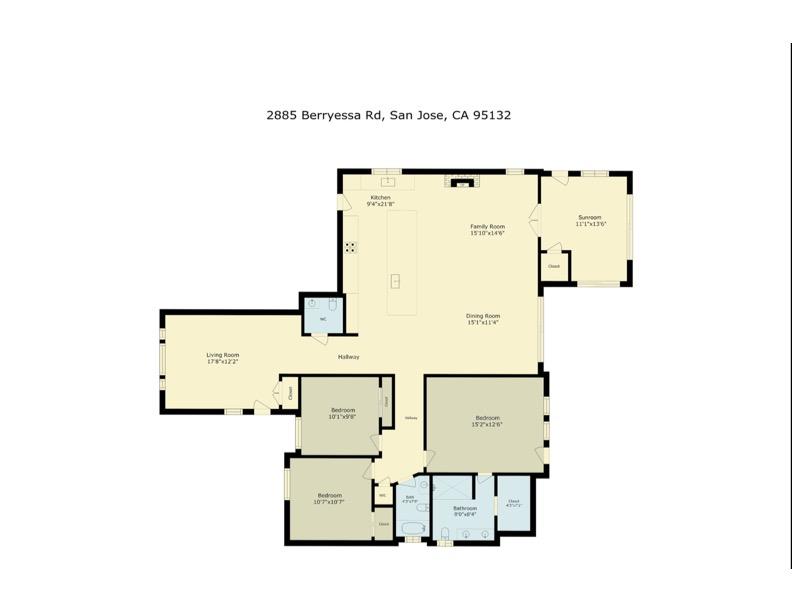 Detail Gallery Image 50 of 51 For 2885 Berryessa Rd, San Jose,  CA 95132 - 3 Beds | 2/1 Baths