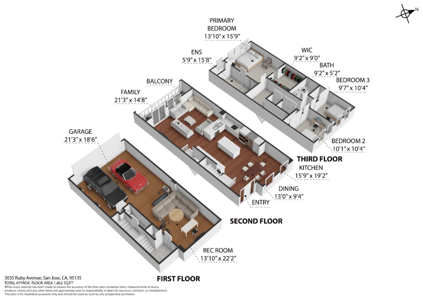 Detail Gallery Image 5 of 39 For 3035 Ruby Ave, San Jose,  CA 95135 - 3 Beds | 2/1 Baths