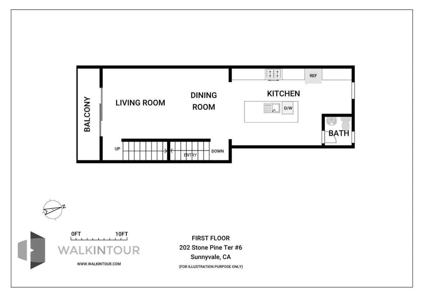 Detail Gallery Image 25 of 26 For 202 Stone Pine Ter #6,  Sunnyvale,  CA 94086 - 2 Beds | 2/1 Baths