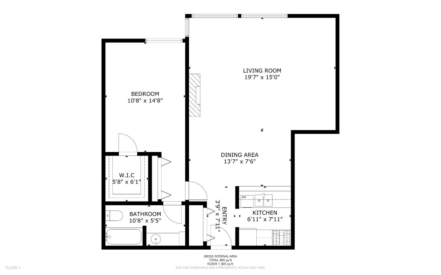 Detail Gallery Image 15 of 43 For 5140 Diamond Heights Blvd 203a,  San Francisco,  CA 94131 - 1 Beds | 1 Baths