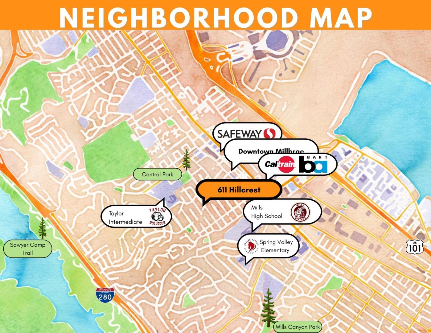 Detail Gallery Image 45 of 45 For 611 Hillcrest Blvd, Millbrae,  CA 94030 - 3 Beds | 2/1 Baths