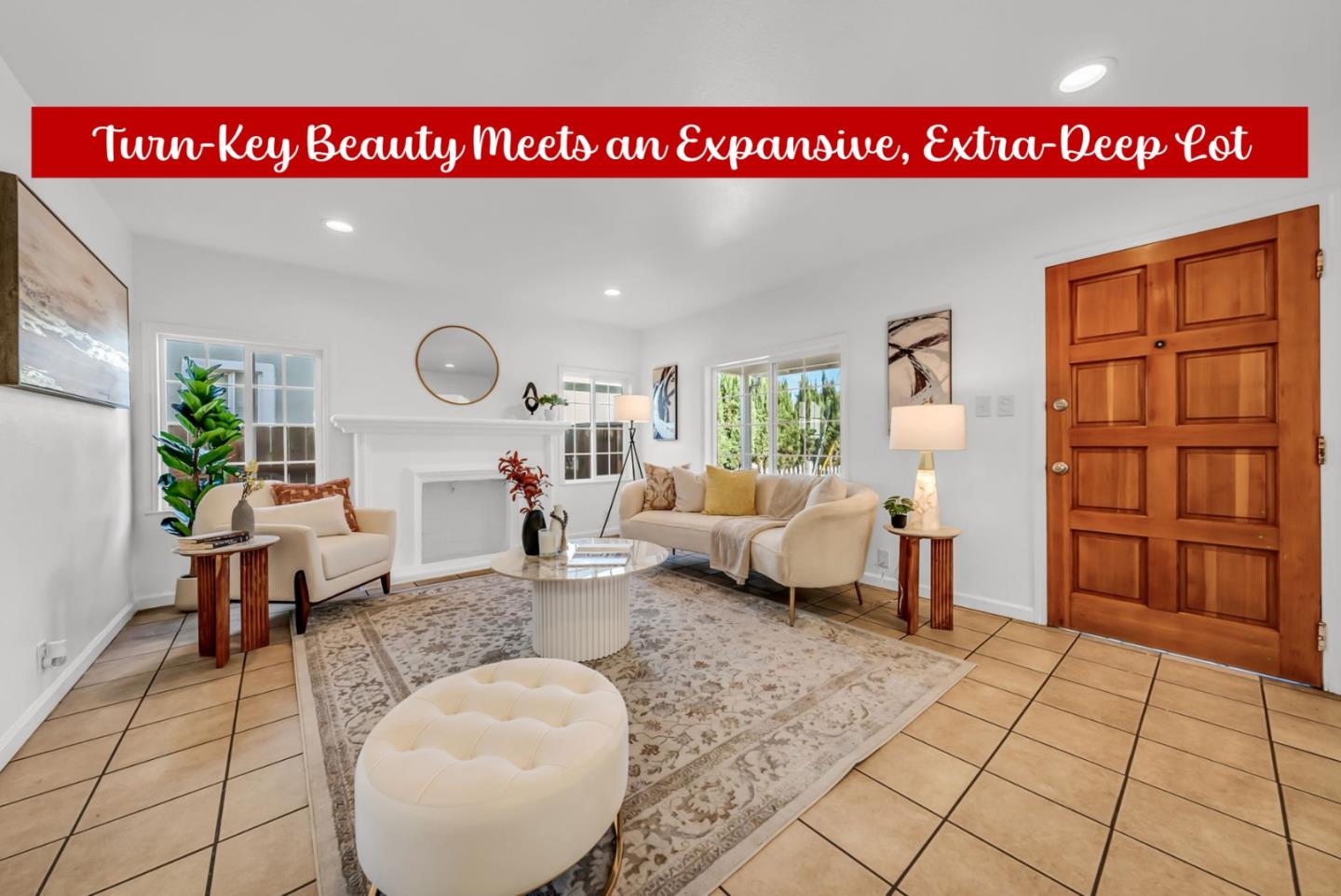 WOW! Turn-key single-family home on an expansive, flat deep lot in San Jose where land holds exceptional long term value. Properties w/ this much usable outdoor space are rare in Silicon Valley, offering excellent potential to expand, enhance, or ADU, ideal for both homeowners and investors. Charming curb appeal welcomes you w/ a private white fence, inviting front porch, and a long driveway accommodating 1 - 2 cars or extending to the detached garage. The main home features 4 spacious bedrooms and 2 remodeled bathrooms, including one full bath on each level. Interior highlights include double-pane windows, modern light fixtures, and an upgraded kitchen w/ white cabinetry, stainless steel appliances, quartz countertops with full backsplash and a cozy breakfast nook. Bedrooms offer generous closet space and comfortable living areas. The detached garage provides additional storage and includes two bonus rooms ideal for a studio, gym, office, or creative space. The expansive backyard offers endless possibilities for gardening, entertaining, future expansion, or potential development. Conveniently located near shopping, dining, major commute routes, and high-tech companies, this property presents a rare opportunity to own a versatile home in the heart of Silicon Valley. Welcome Home!