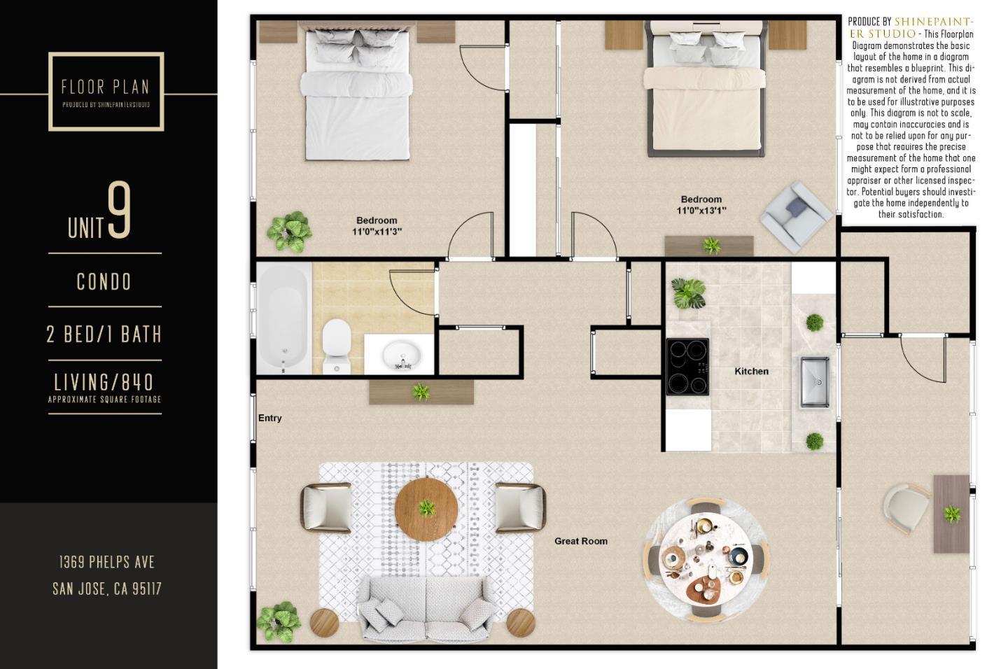 Detail Gallery Image 30 of 30 For 1369 Phelps Ave #9,  San Jose,  CA 95117 - 2 Beds | 1 Baths