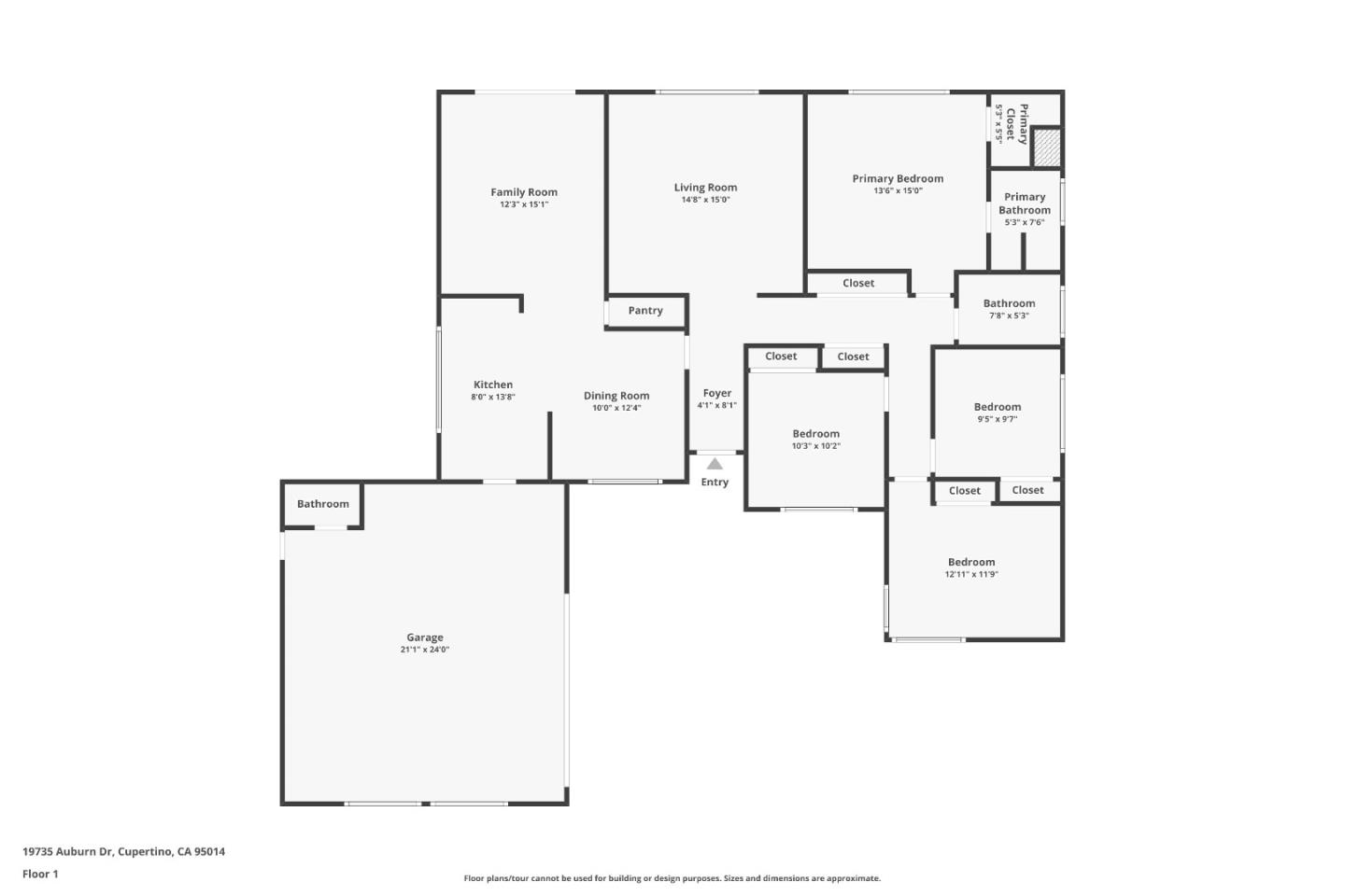 Detail Gallery Image 10 of 24 For 19735 Auburn Dr, Cupertino,  CA 95014 - 4 Beds | 2/1 Baths