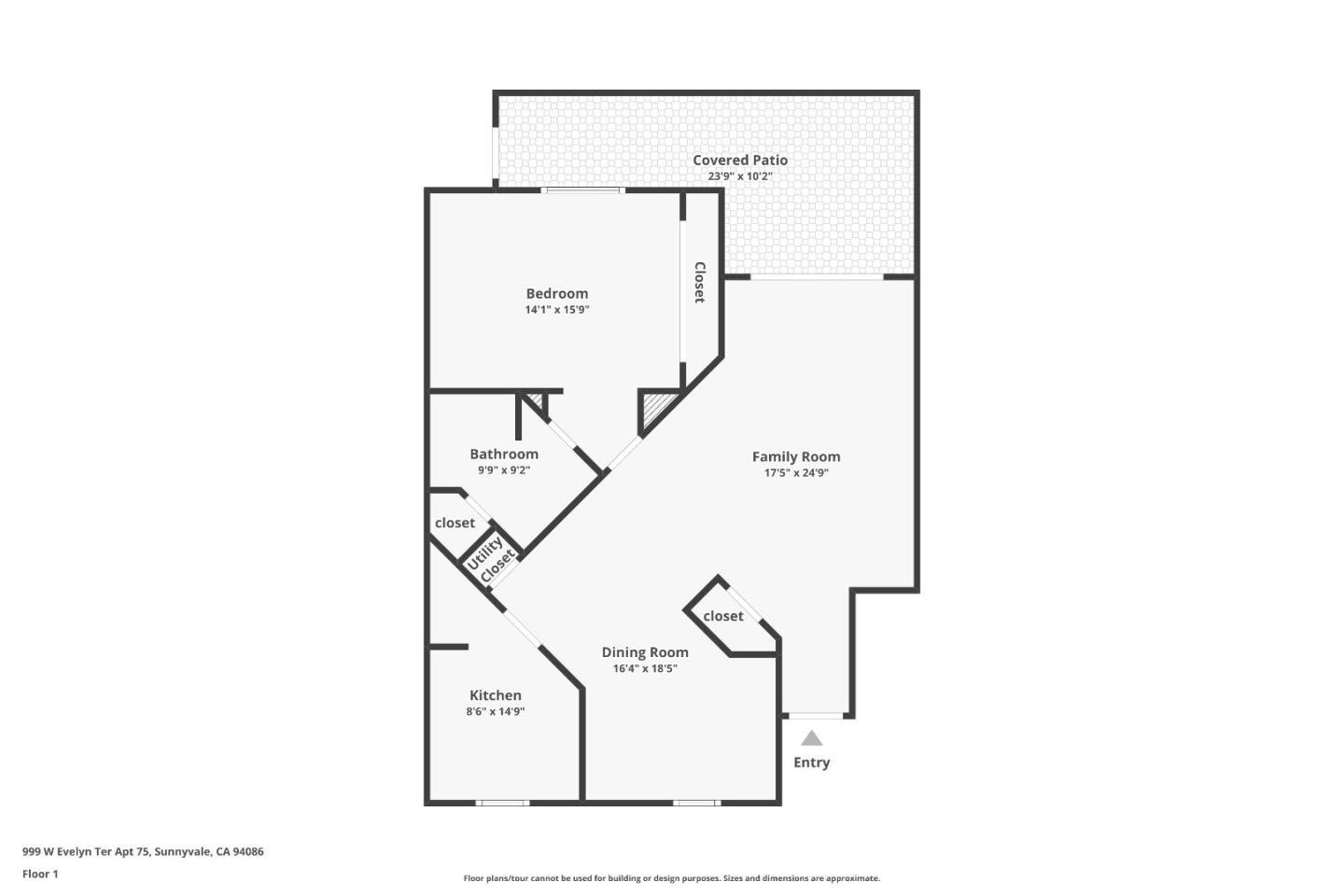 Detail Gallery Image 5 of 35 For 999 W Evelyn Ter #75,  Sunnyvale,  CA 94086 - 1 Beds | 1 Baths