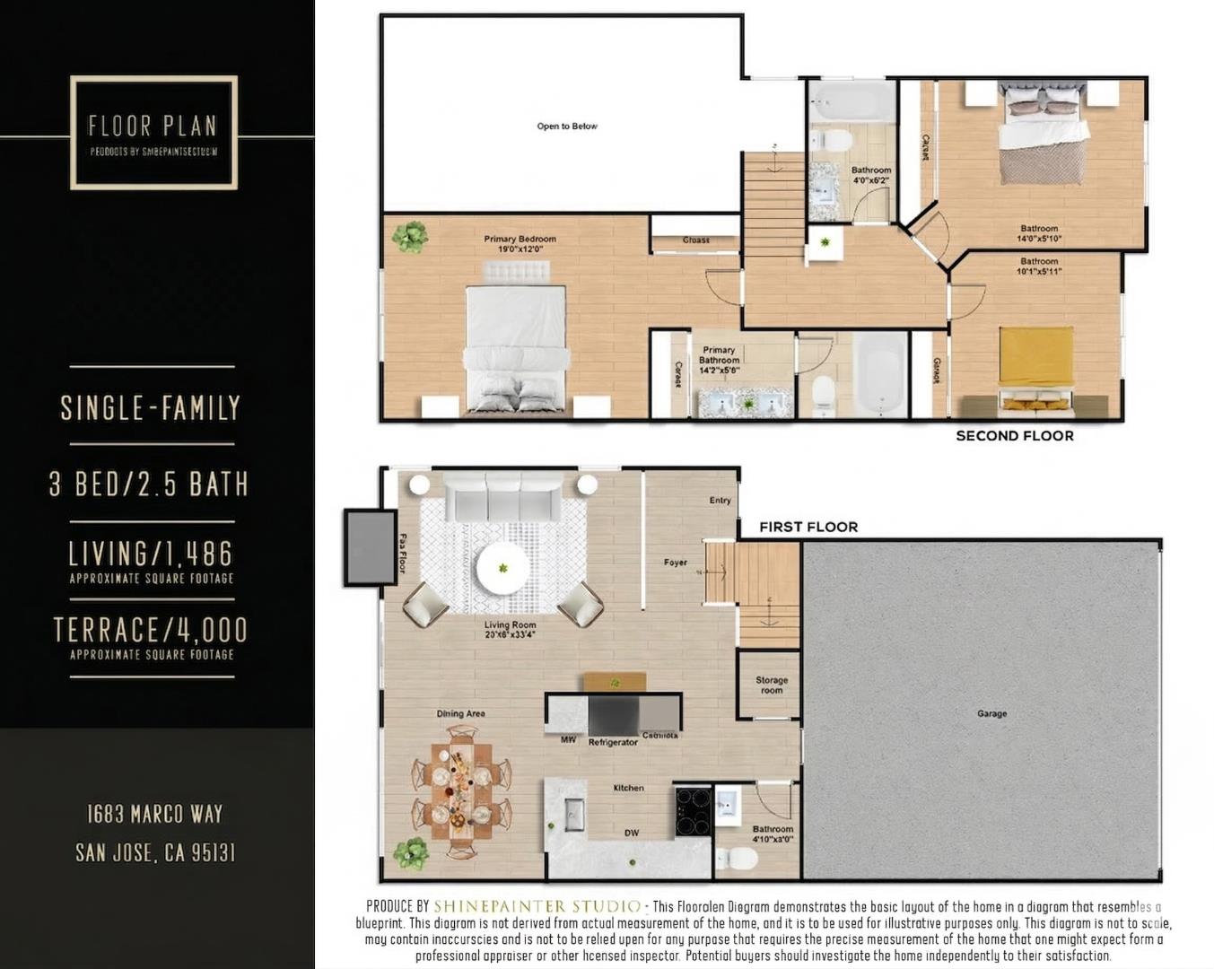 Detail Gallery Image 46 of 46 For 1683 Marco Way, San Jose,  CA 95131 - 3 Beds | 3 Baths