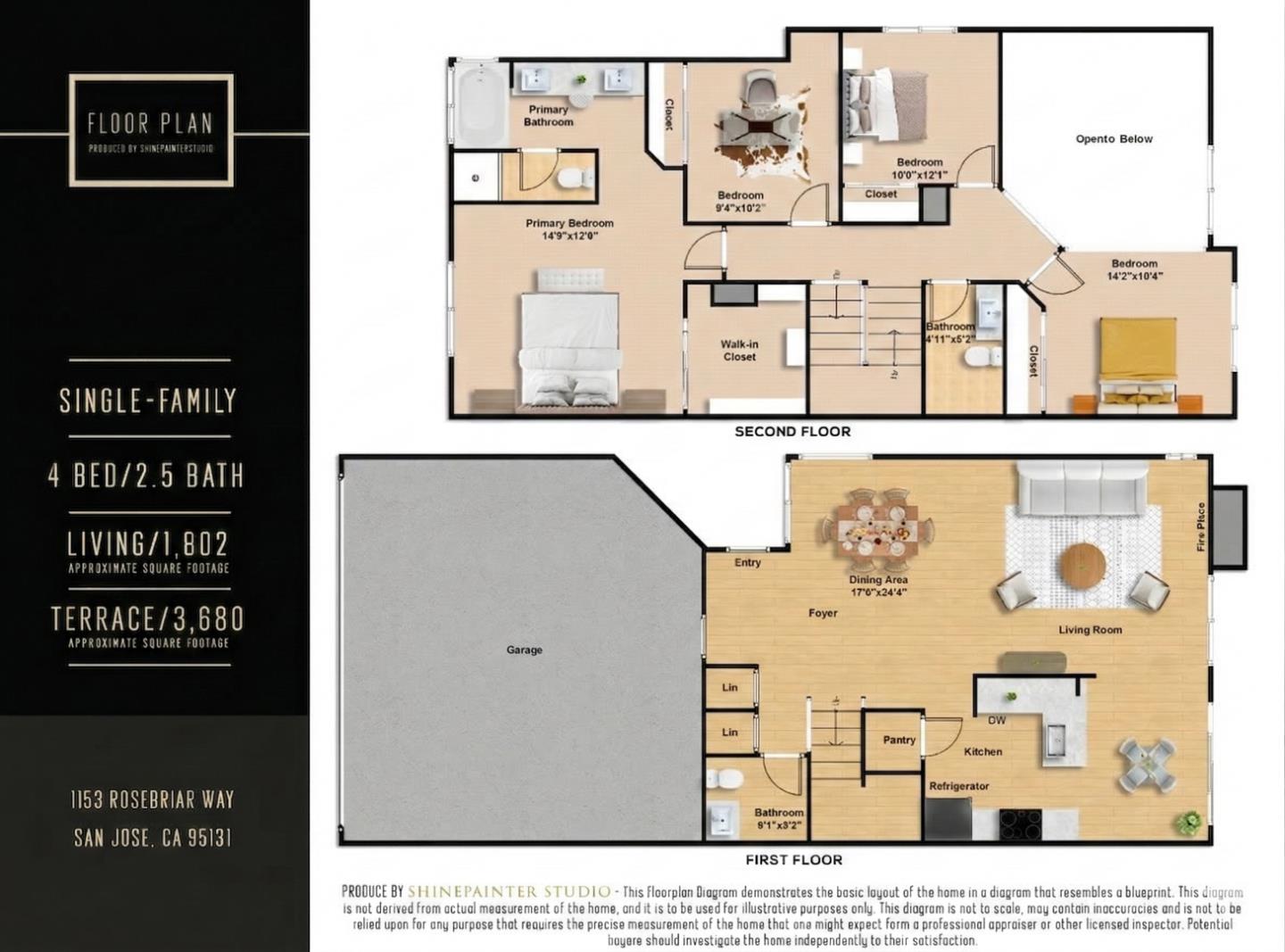 Detail Gallery Image 51 of 51 For 1153 Rosebriar Way, San Jose,  CA 95131 - 4 Beds | 2/1 Baths