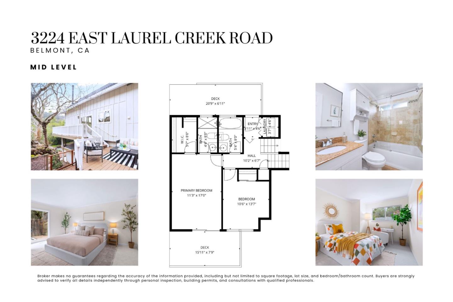 Detail Gallery Image 36 of 37 For 3224 E Laurel Creek Rd, Belmont,  CA 94002 - 3 Beds | 2 Baths