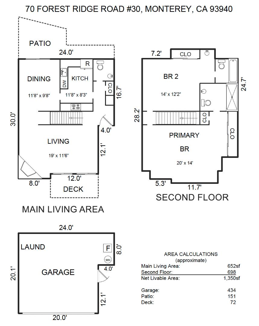 Detail Gallery Image 26 of 26 For 70 Forest Ridge Rd #30,  Monterey,  CA 93940 - 2 Beds | 2/1 Baths