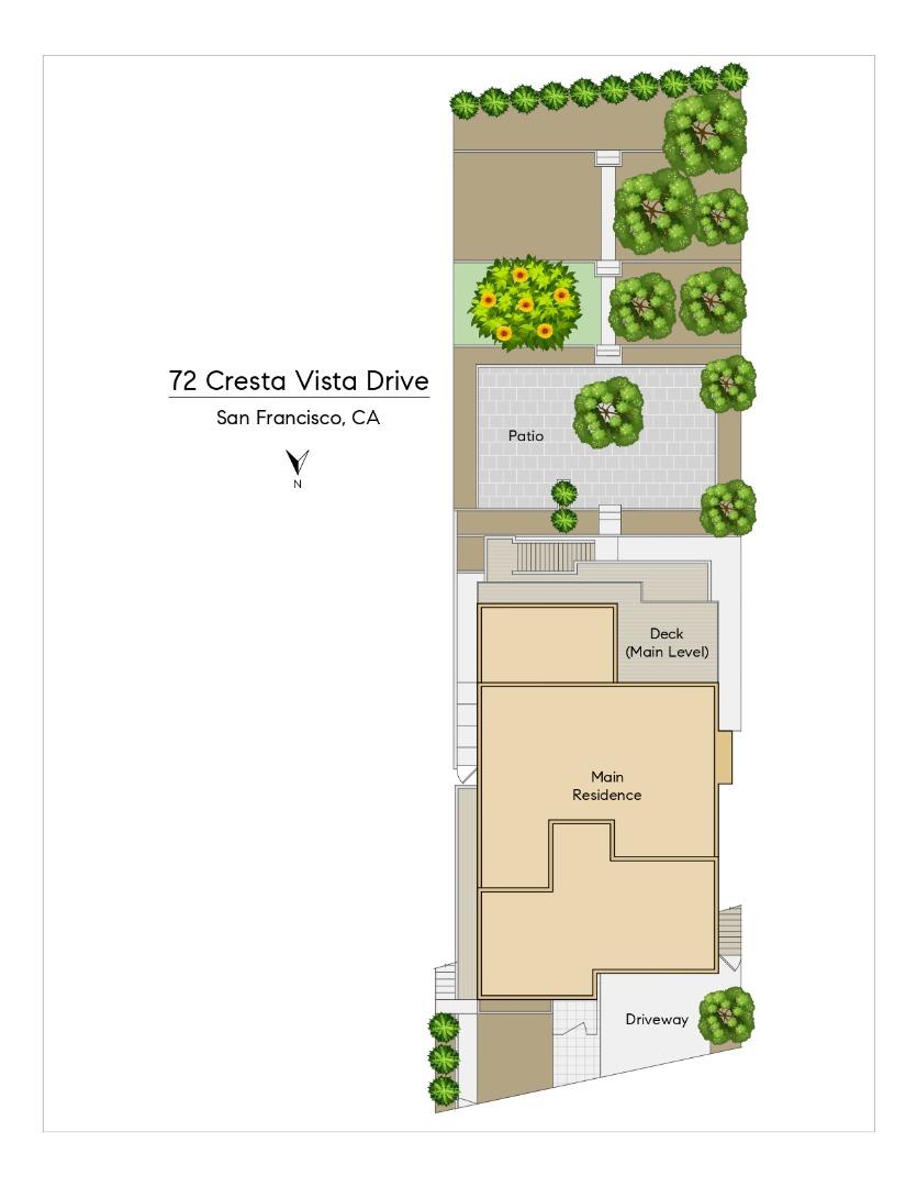 Detail Gallery Image 2 of 110 For 72 Cresta Vista Dr, San Francisco,  CA 94127 - 4 Beds | 3 Baths