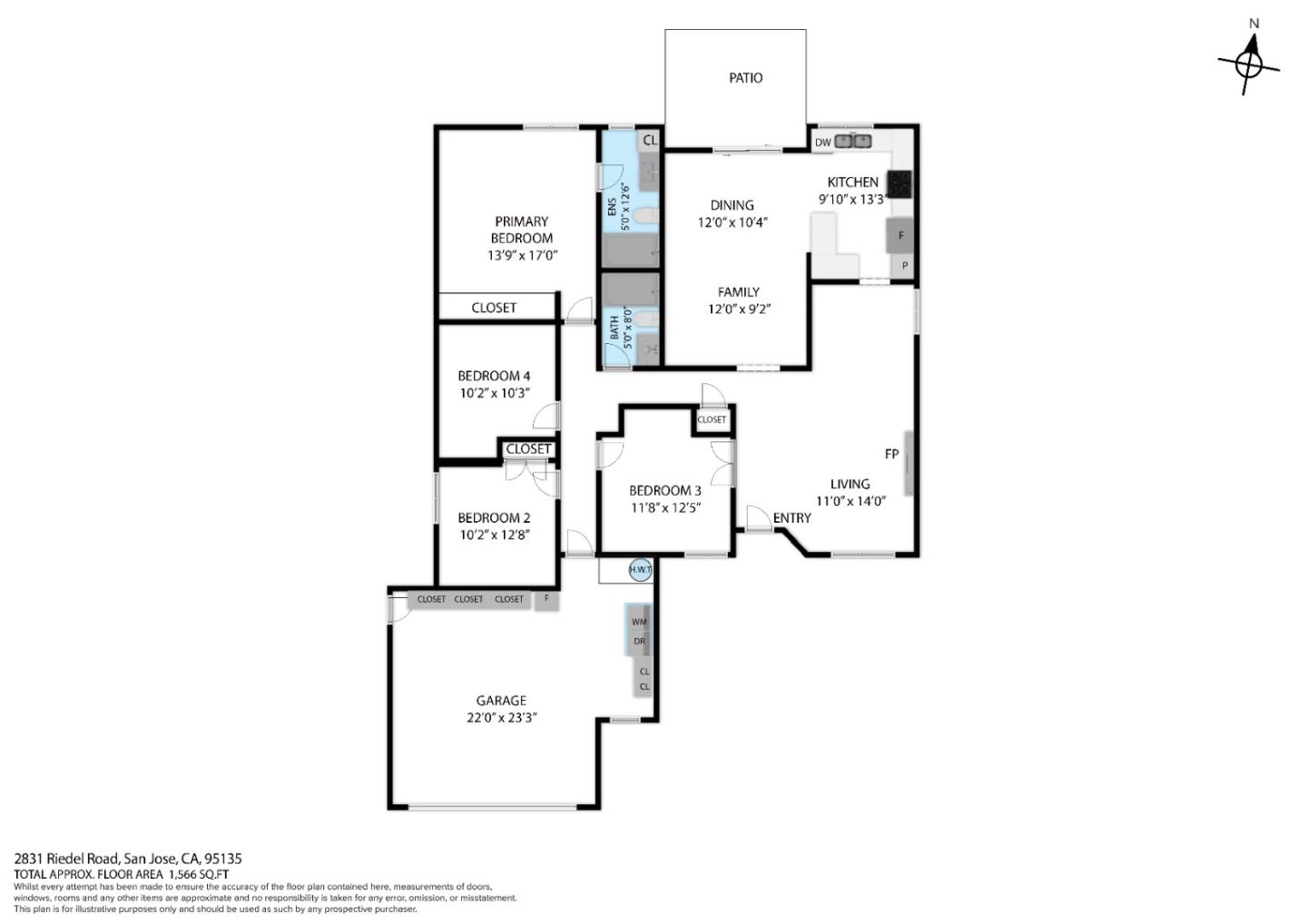 Detail Gallery Image 53 of 53 For 2831 Riedel Rd, San Jose,  CA 95135 - 4 Beds | 2 Baths