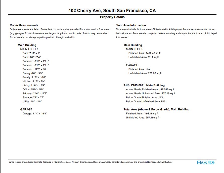 Detail Gallery Image 35 of 36 For 102 Cherry Ave, South San Francisco,  CA 94080 - 4 Beds | 1 Baths