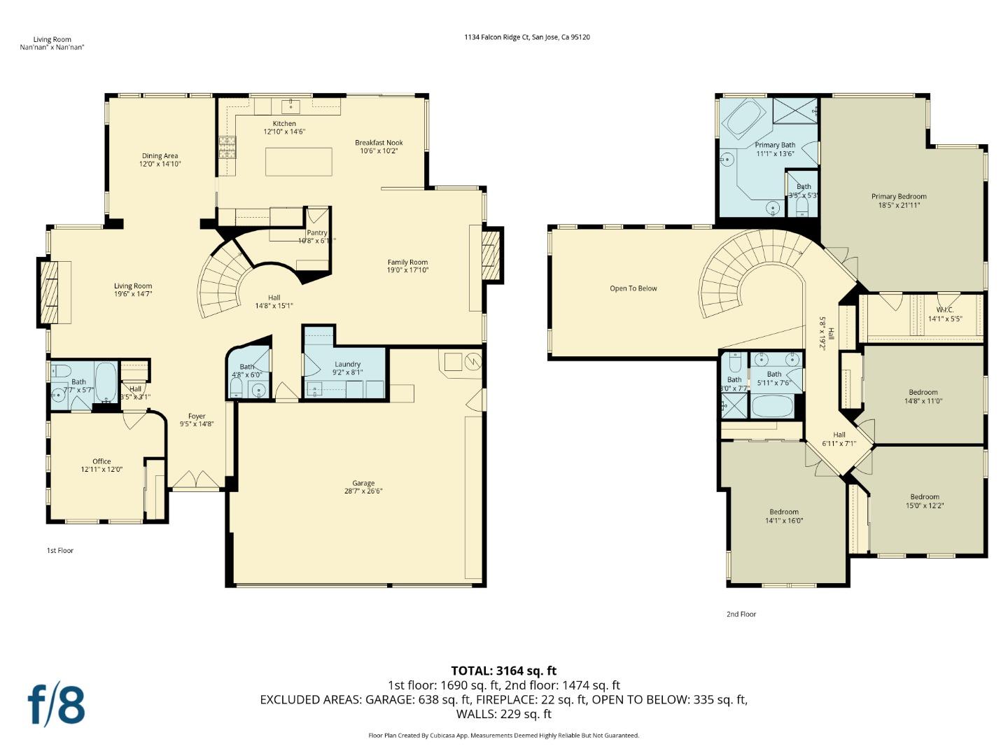 Detail Gallery Image 62 of 63 For 1134 Falcon Ridge Ct, San Jose,  CA 95120 - 5 Beds | 3/1 Baths