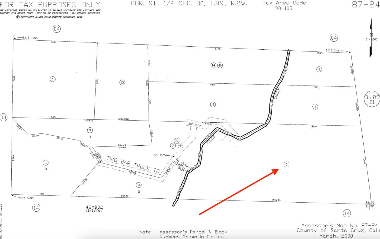 Detail Gallery Image 4 of 4 For 19750 Kings Creek Rd, Boulder Creek,  CA 95006 - – Beds | – Baths