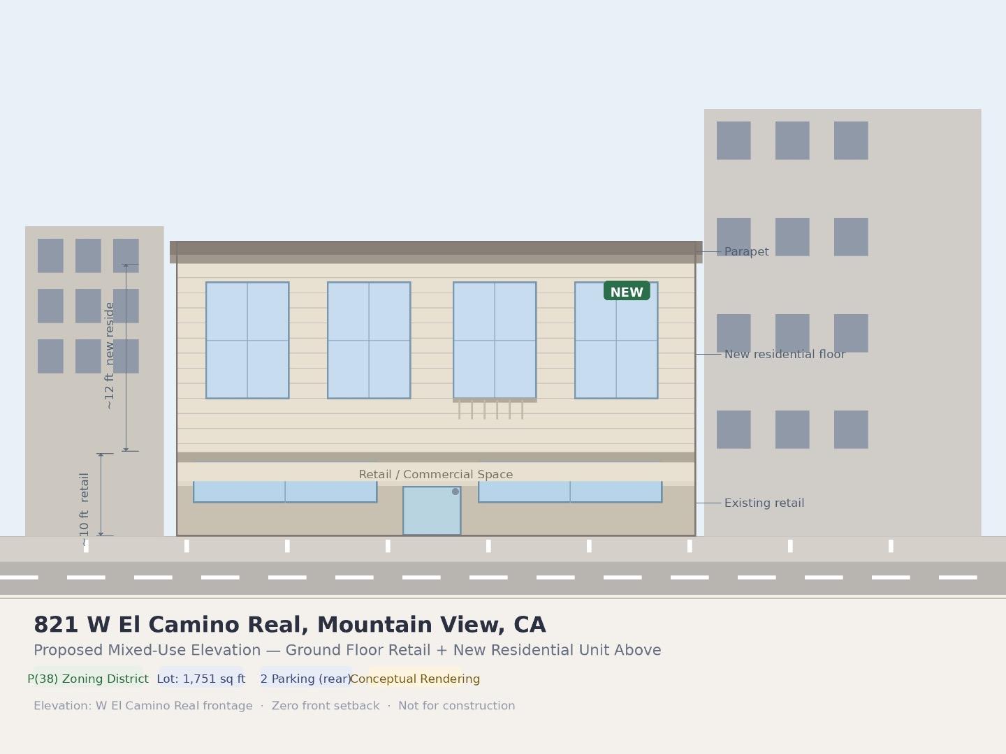 Detail Gallery Image 14 of 16 For 821 W El Camio Real, Mountain View,  CA 94040 - – Beds | – Baths
