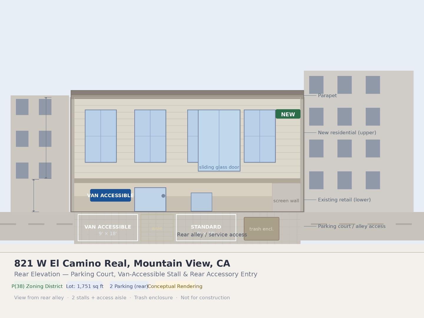 Detail Gallery Image 15 of 16 For 821 W El Camio Real, Mountain View,  CA 94040 - – Beds | – Baths