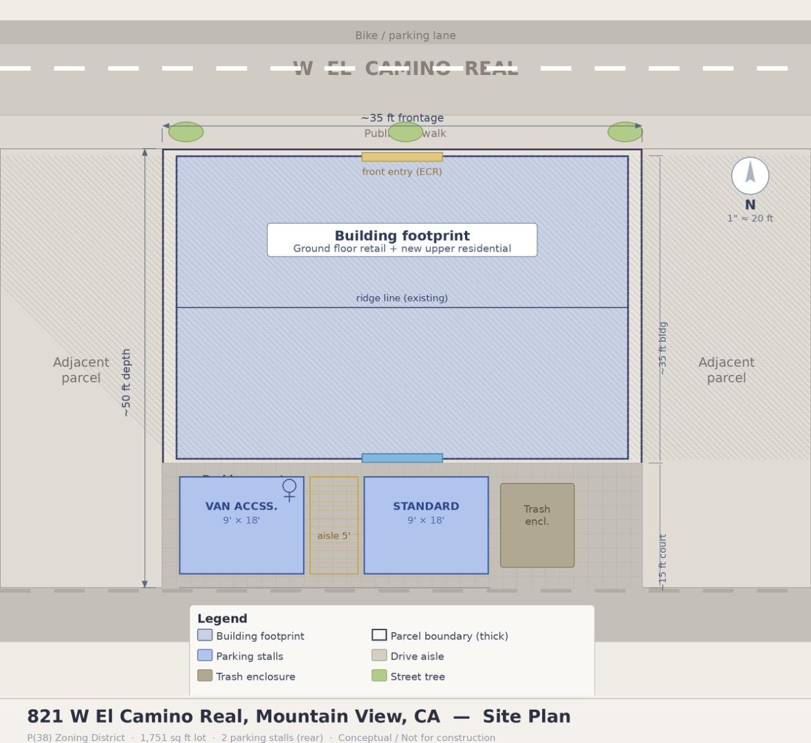 Detail Gallery Image 16 of 16 For 821 W El Camio Real, Mountain View,  CA 94040 - – Beds | – Baths