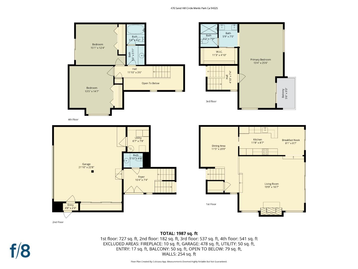 Detail Gallery Image 32 of 32 For 470 Sand Hill Cir, Menlo Park,  CA 94025 - 3 Beds | 2/1 Baths