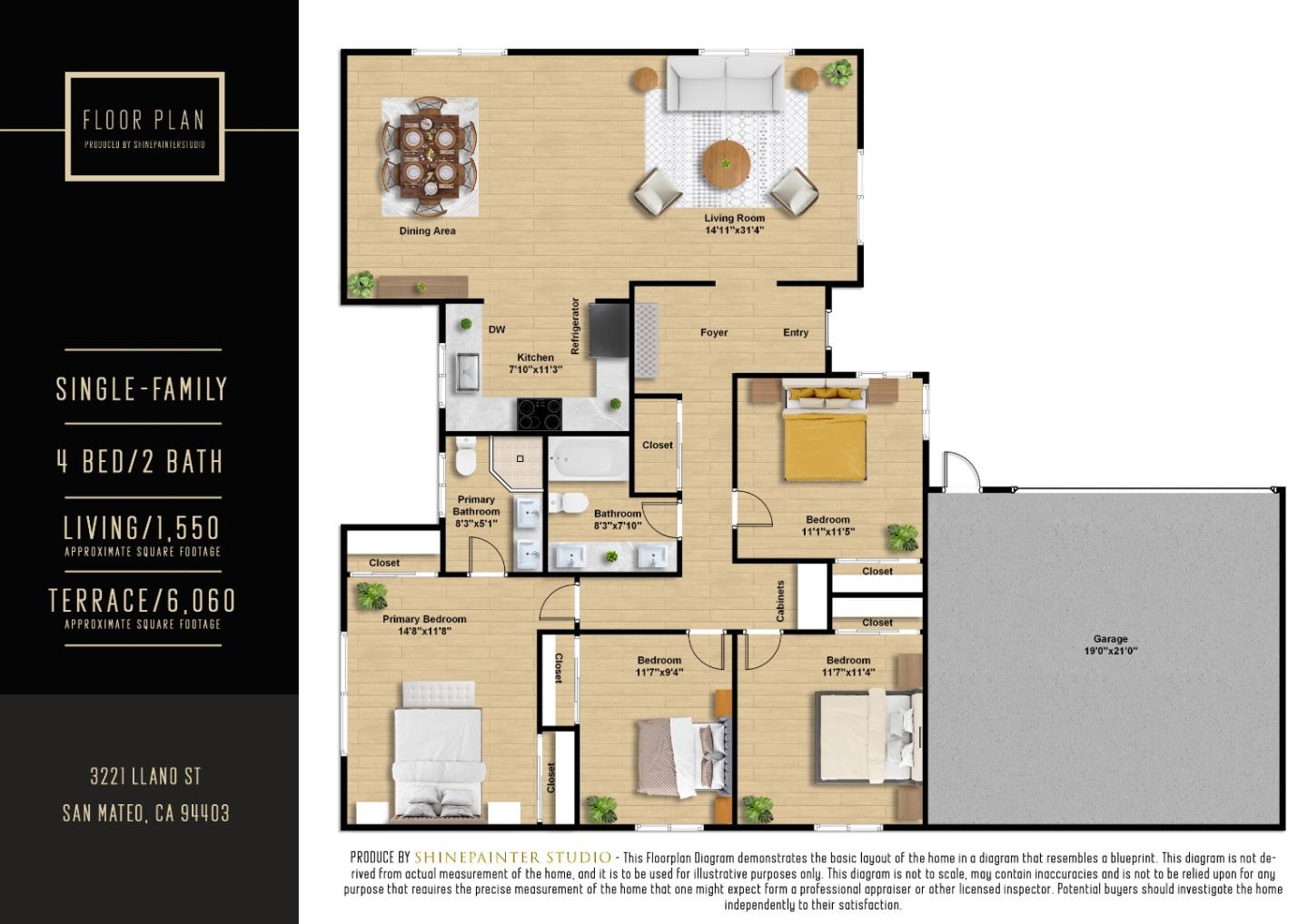 Detail Gallery Image 38 of 38 For 3221 Llano St, San Mateo,  CA 94403 - 4 Beds | 2 Baths