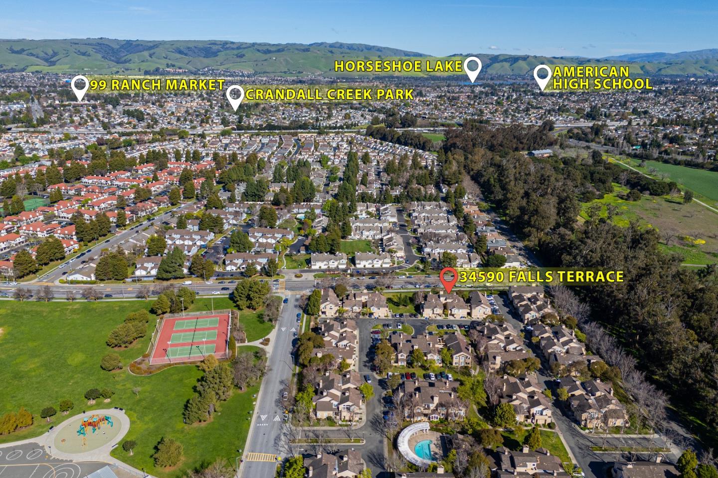 Detail Gallery Image 32 of 37 For 34590 Falls Ter, Fremont,  CA 94555 - 2 Beds | 1 Baths