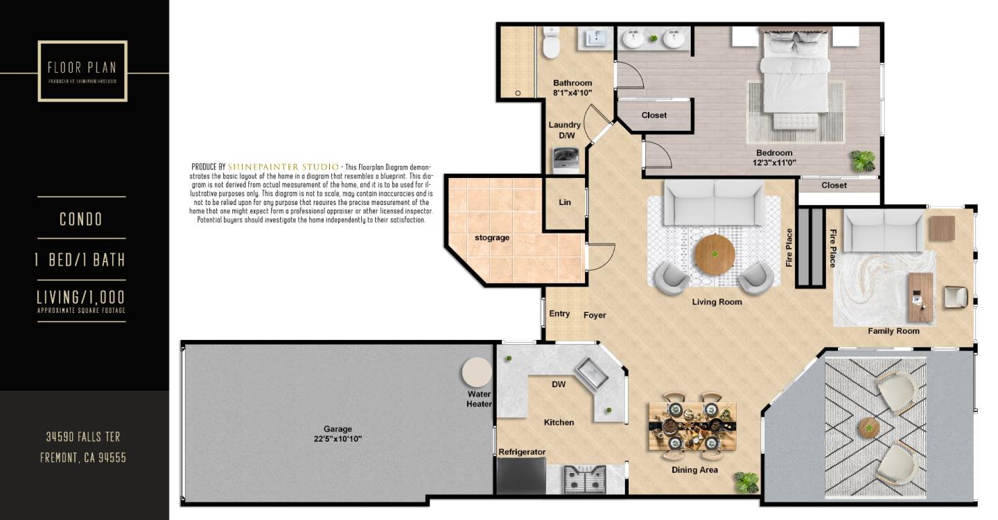 Detail Gallery Image 36 of 37 For 34590 Falls Ter, Fremont,  CA 94555 - 2 Beds | 1 Baths