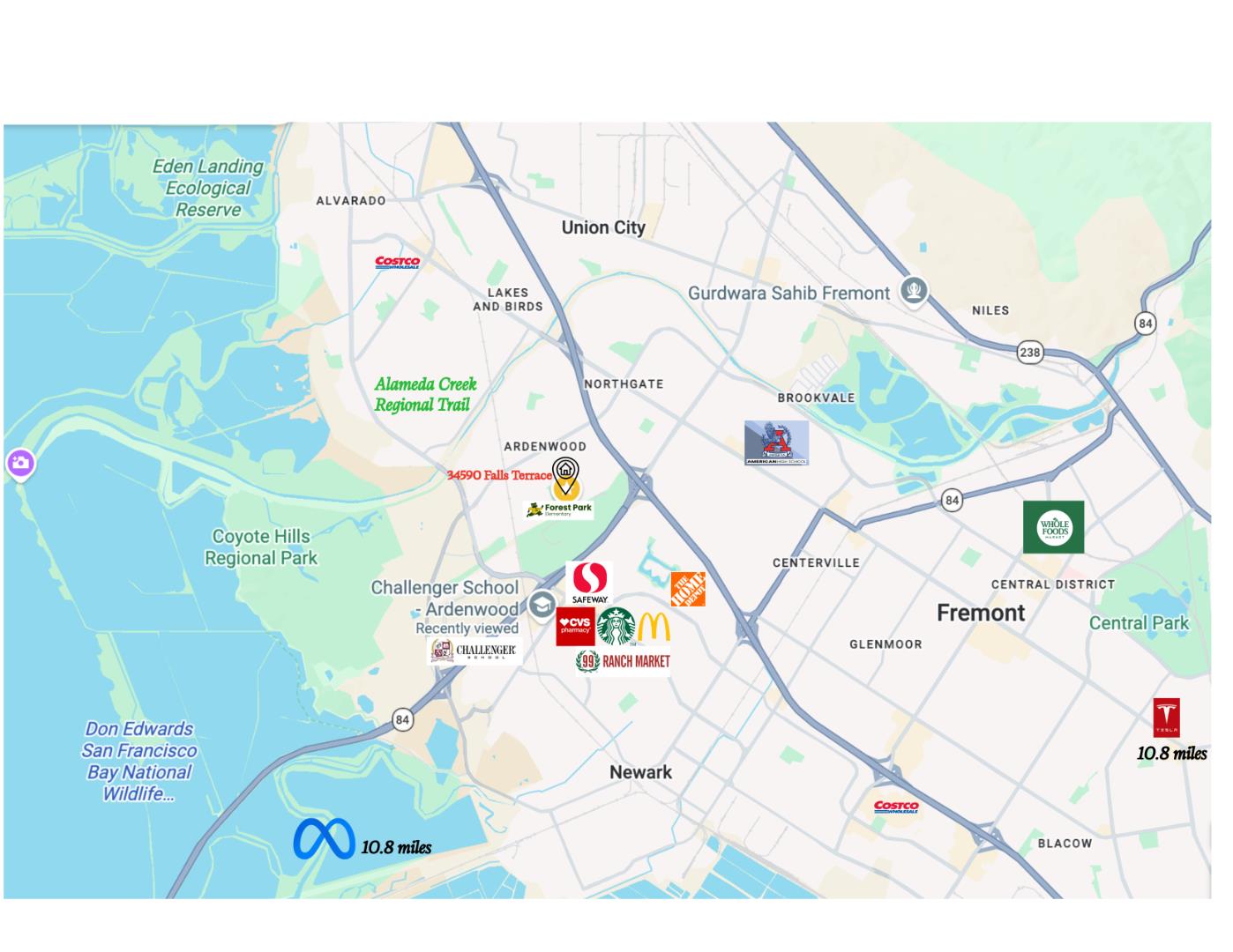 Detail Gallery Image 37 of 37 For 34590 Falls Ter, Fremont,  CA 94555 - 2 Beds | 1 Baths